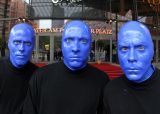 Die 3 Darsteller der Blue Man Group, Copyright: StageHolding